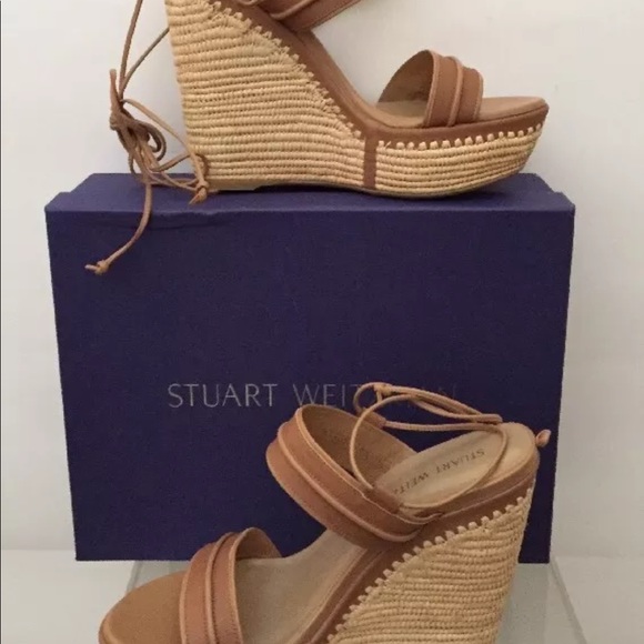 Stuart Weitzman Wedge Sandals - Picture 3 of 6